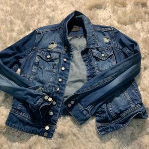 Blank NYC destressed Denim Jacket